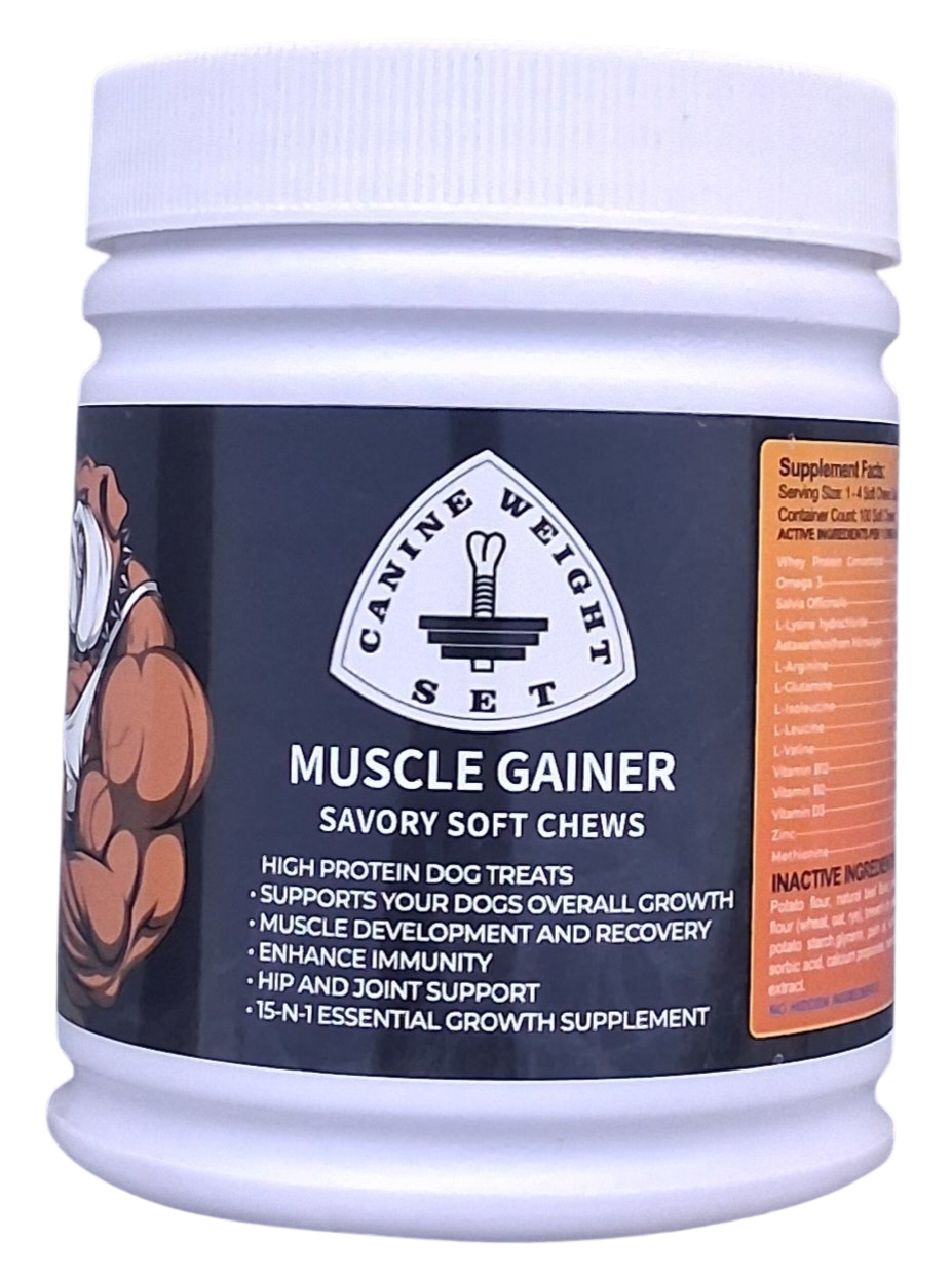 Muscle Gainer Dog Treats Soft Chews