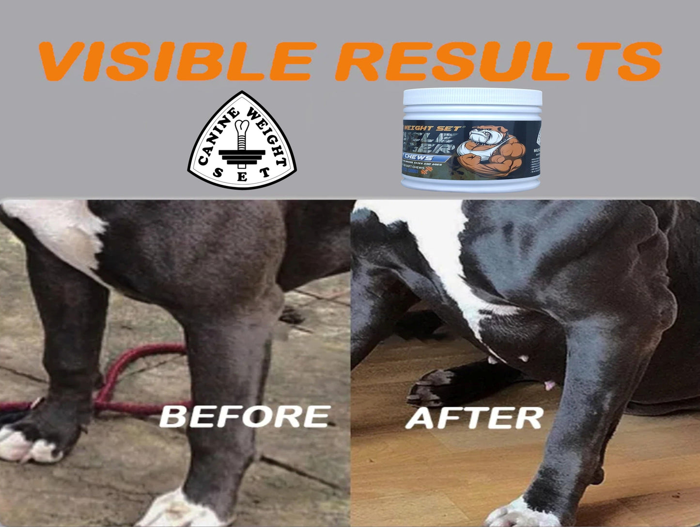 Muscle Gainer Dog Treats Soft Chew