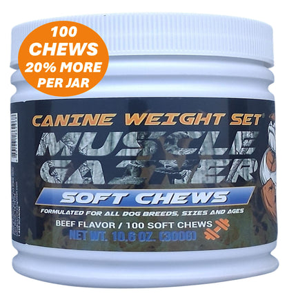 Muscle Gainer Dog Treats Soft Chews