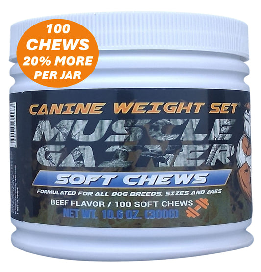 Muscle Gainer Dog Treats Soft Chews