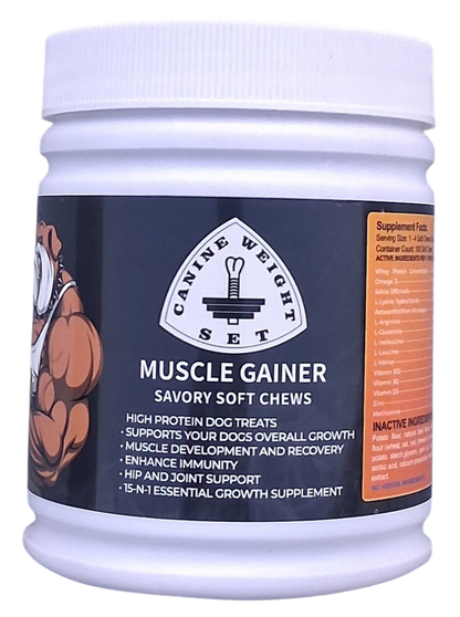 Muscle Gainer Dog Treats Soft Chews