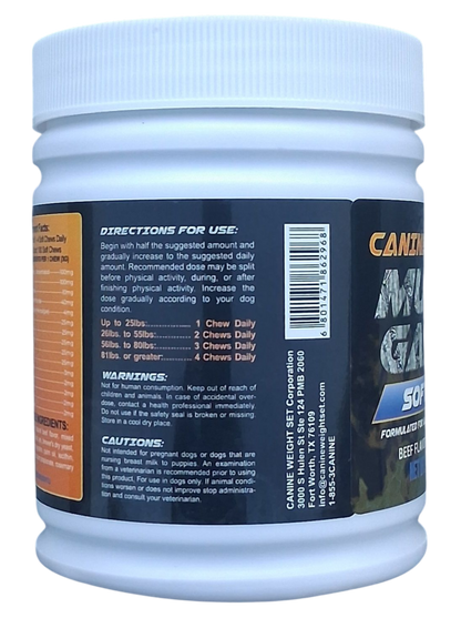 Muscle Gainer Dog Treats Soft Chews