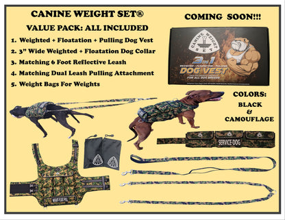 WEIGHTED DOG VEST VALUE PACKAGE